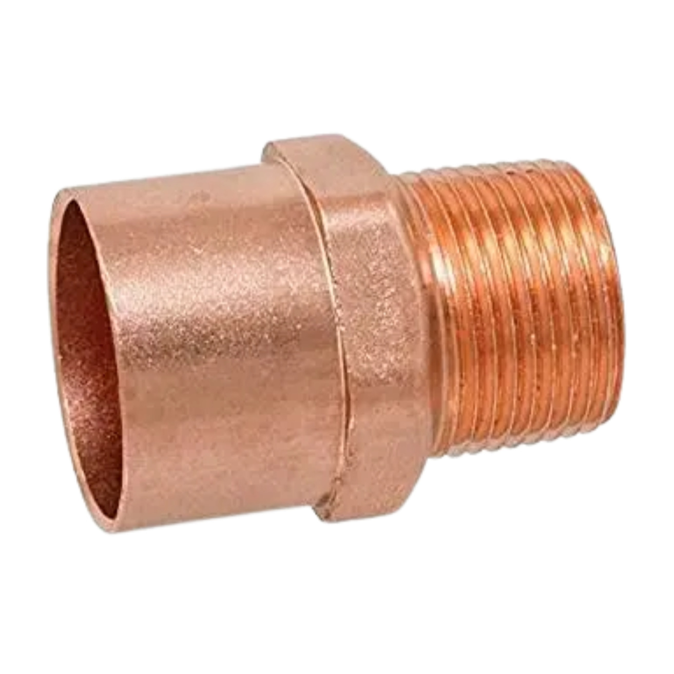 ADAPTADOR COBRE MACHO SOLDAR ROSCA 1 1/8 ODF X 1 1/4 MPT NIBCO