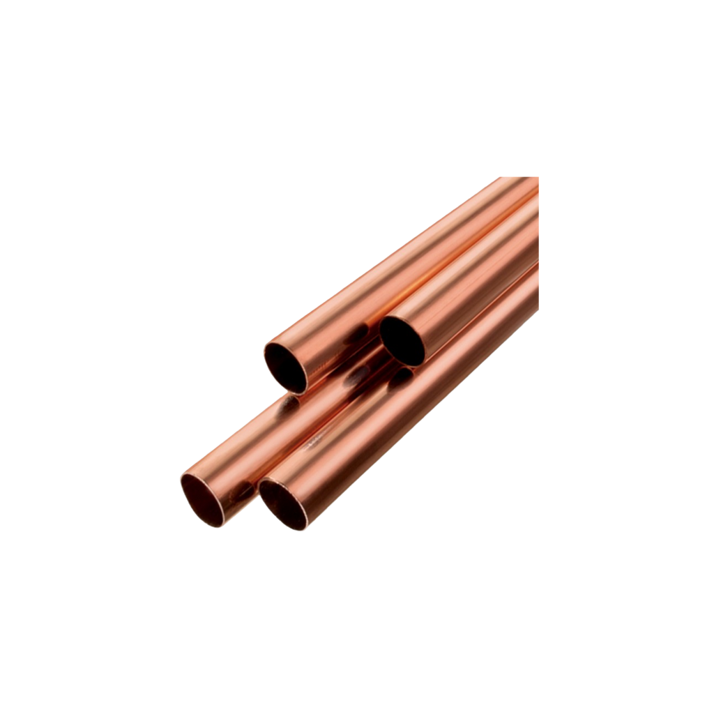 Tubo de cobre, tubo de cobre puro flexible suave, tubo en espiral, OD 0.236  in x T 0.028 in x L 3.3 ft, para refrigerador, aire acondicionado y