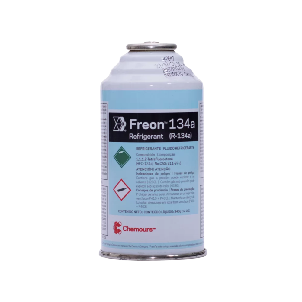 REFRIGERANTE FREON R-134A 12OZ CHEMOURS-DUPONT CON VALVULA